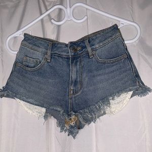 Kendall & Kylie Ripped Jean Shorts